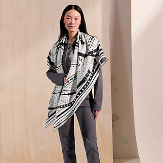 La Promenade du Matin Bandana double face scarf 140 | Hermès